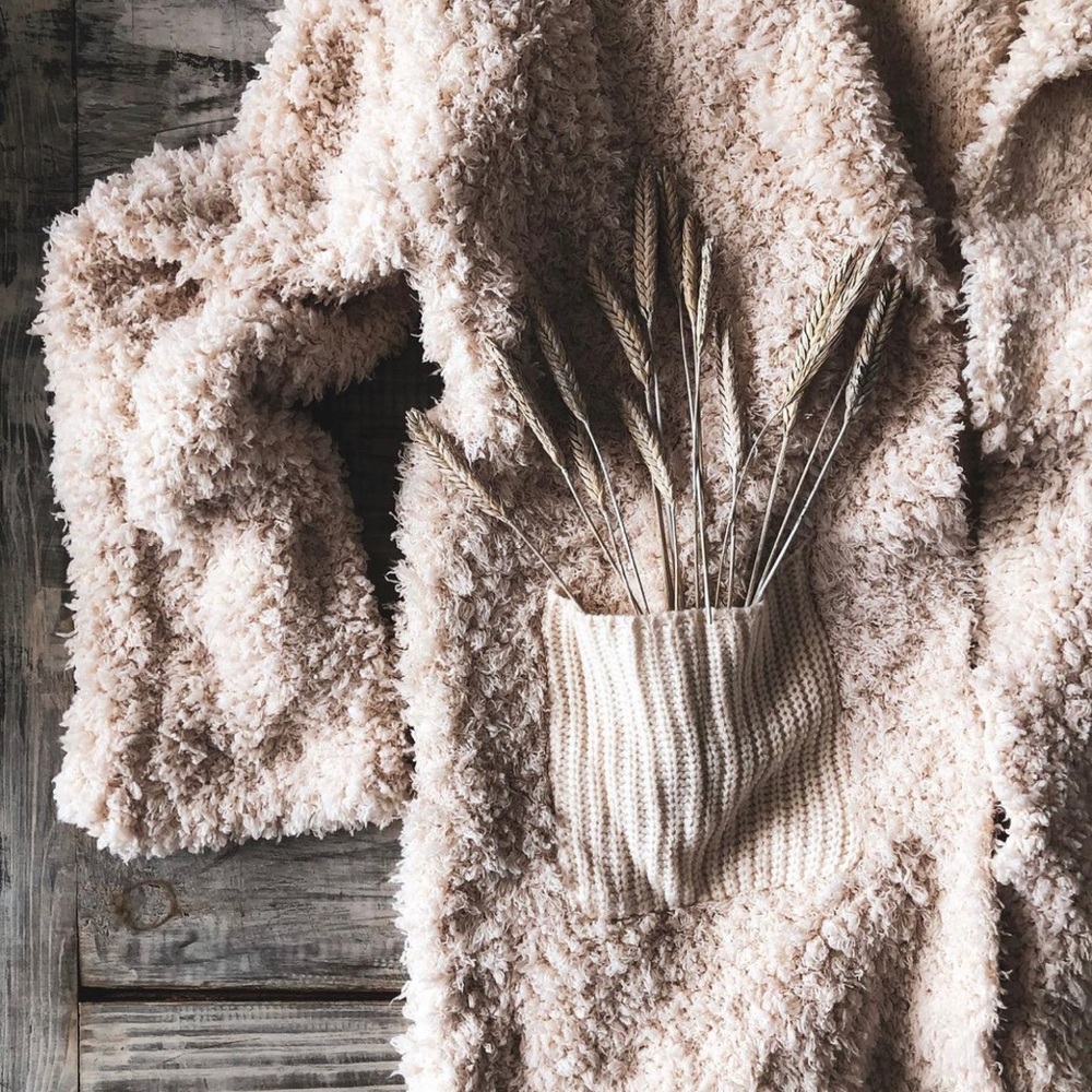 Sherpa cardigan